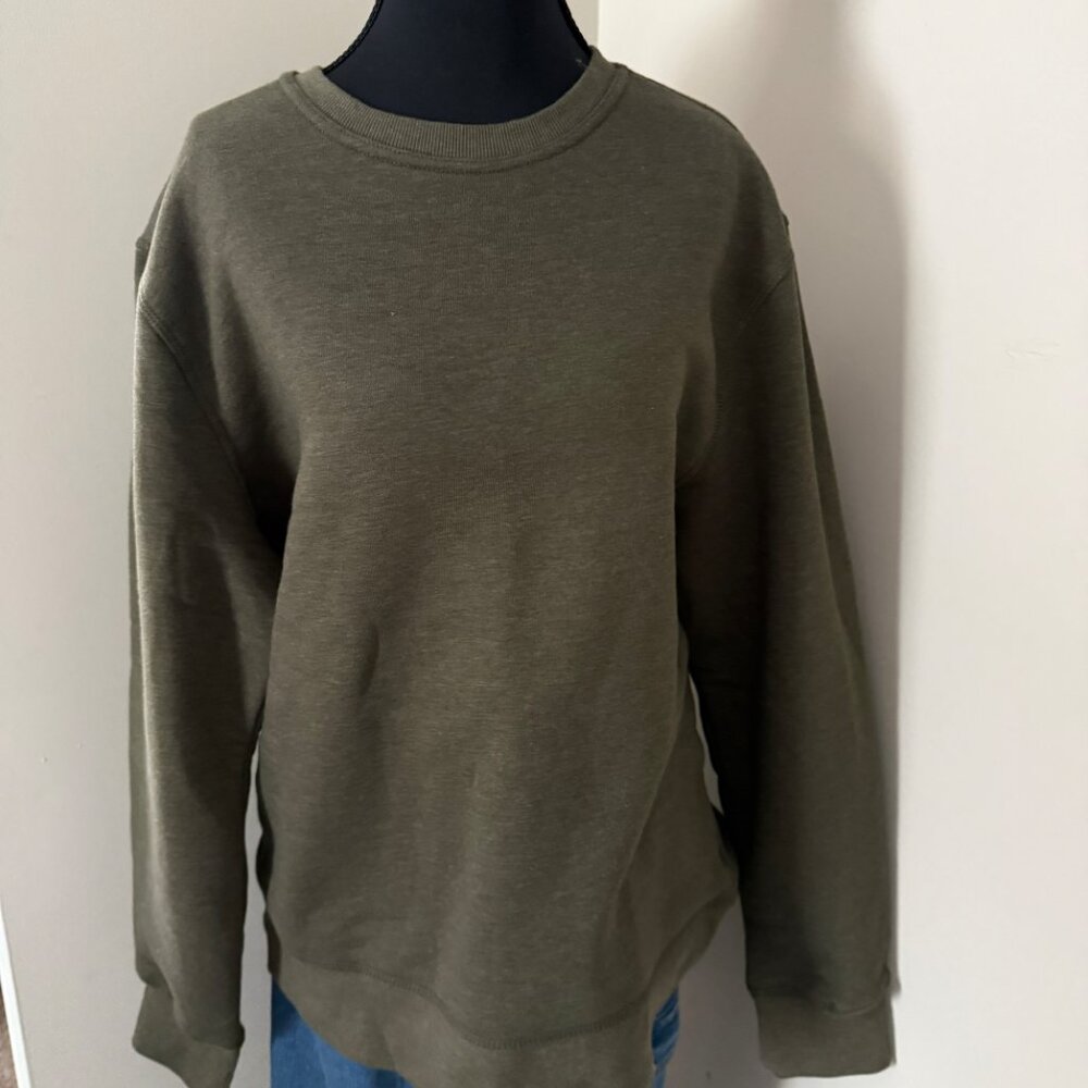 Amazon Essentials New with Tags Olive Green Crewneck Sweatshirt Mens Large